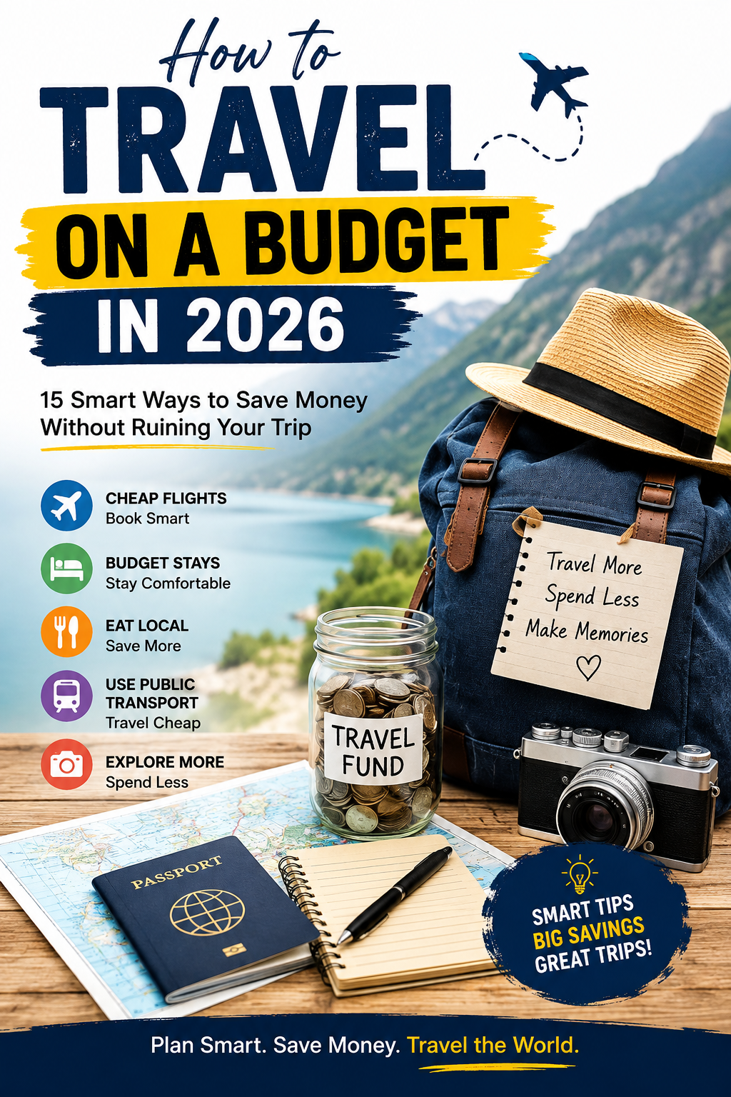 ✈️ Traveling on a Budget in 2026: 15 Ways to Save Money Without it Sucking