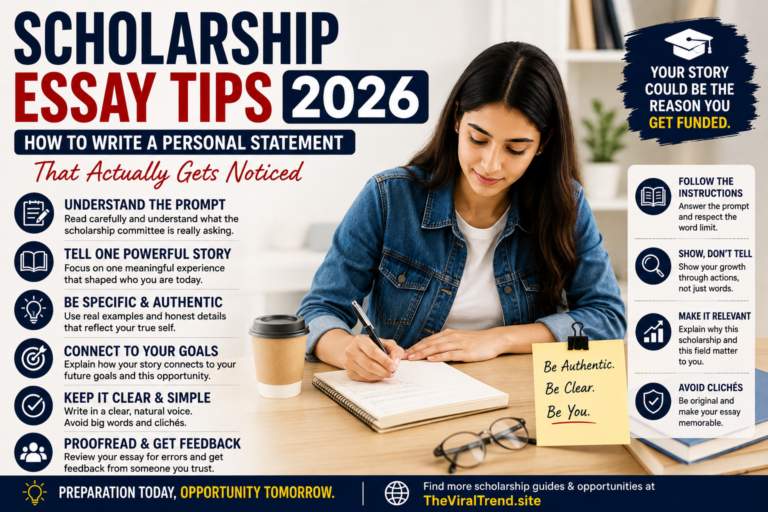 Scholarship Essay Tips 2026