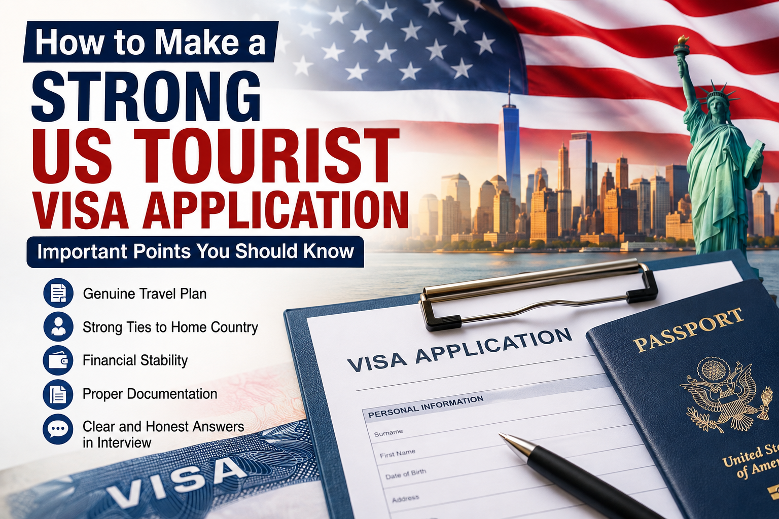 How to Make Your U.S. Tourist Visa Application Stronger