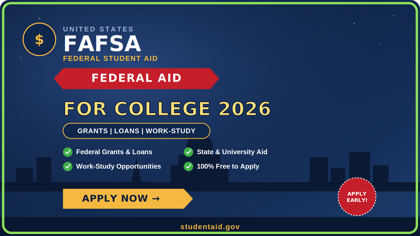 FAFSA (Federal Student Aid): Your Guide to Paying for College in the USA